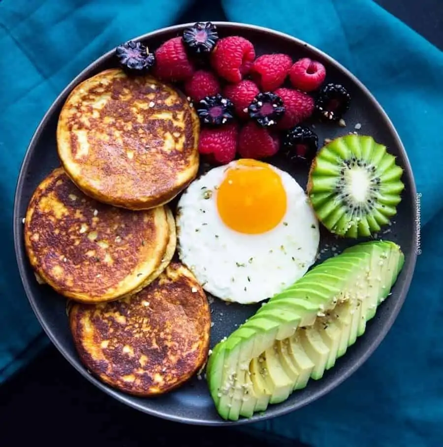 delicious sweet potatoes pancakes with a savory and sweet combo