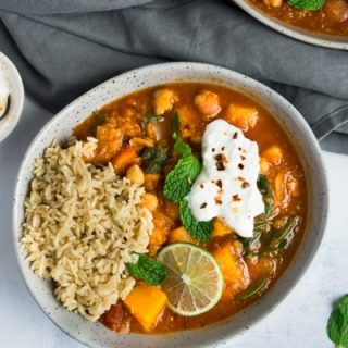 INSTANT POT CHICKPEA STEW WITH MOROCCAN SPICES
