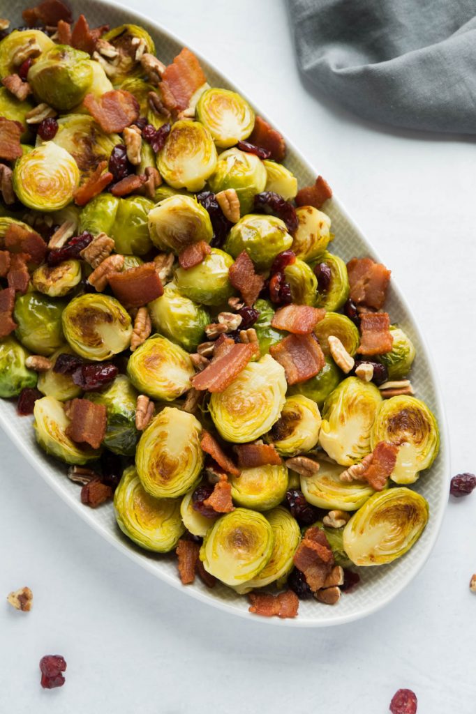 healthy roasted Brussel sprouts