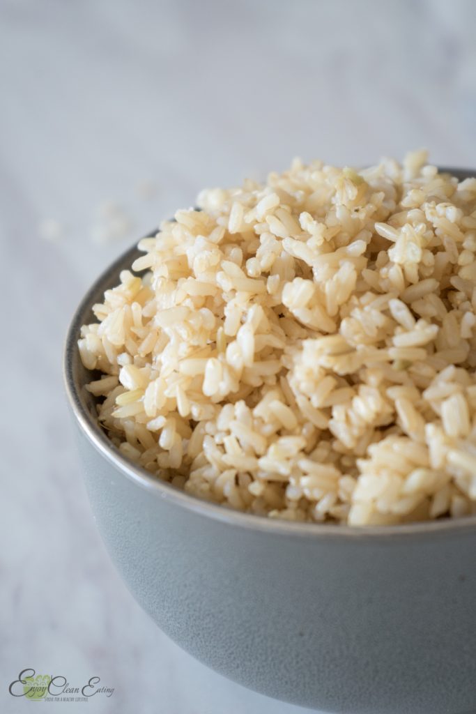 closer look to the fluffy rice