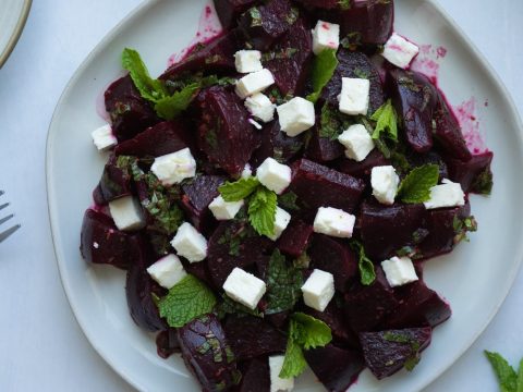beet salad with feta cheese