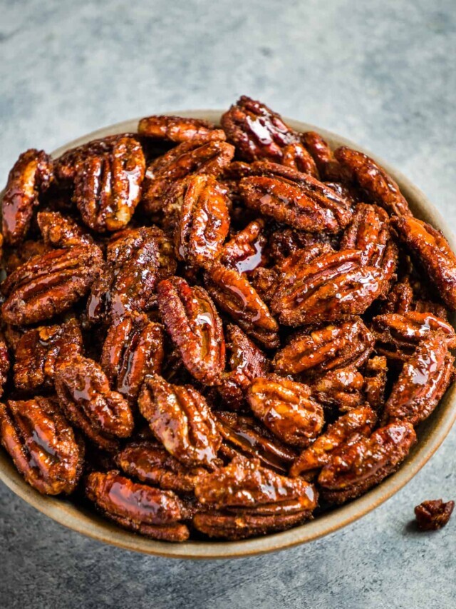 How to make Candied Pecans  in the  Air Fryer