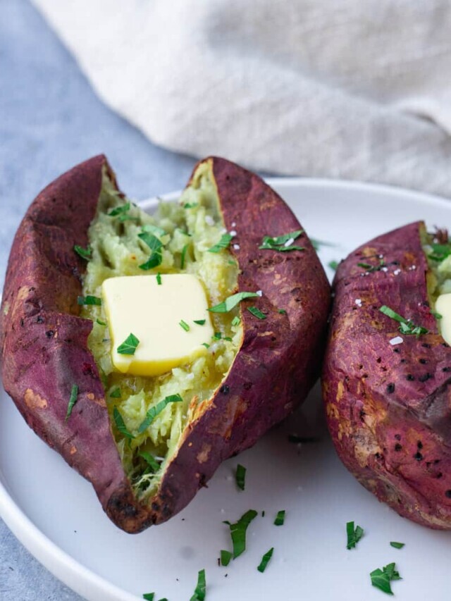 Japanese Sweet Potato In The Air Fryer