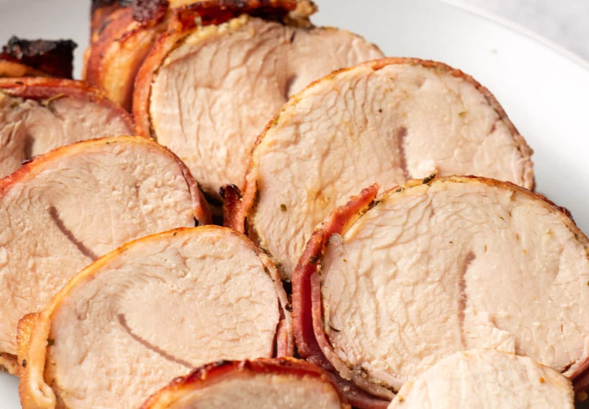 Air Fryer Bacon Wrapped Turkey Tenderloin Recipe