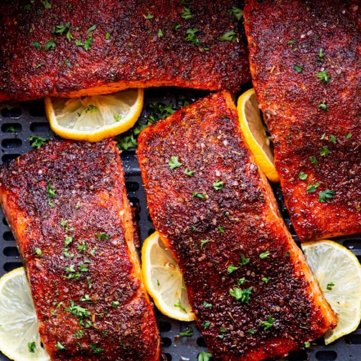 Air Fryer Blackened Salmon Recipe