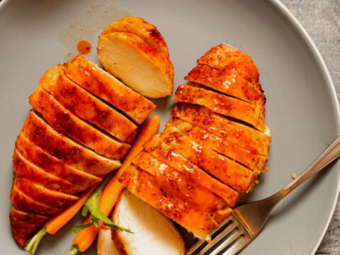 buffalo chicken breast made in the air fryer.
