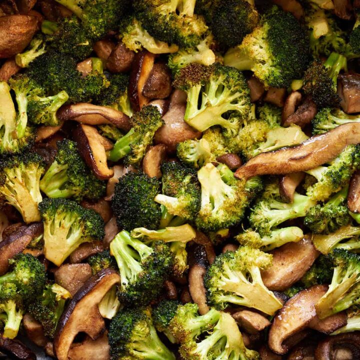 Air Fryer Broccoli and Mushrooms Recipe