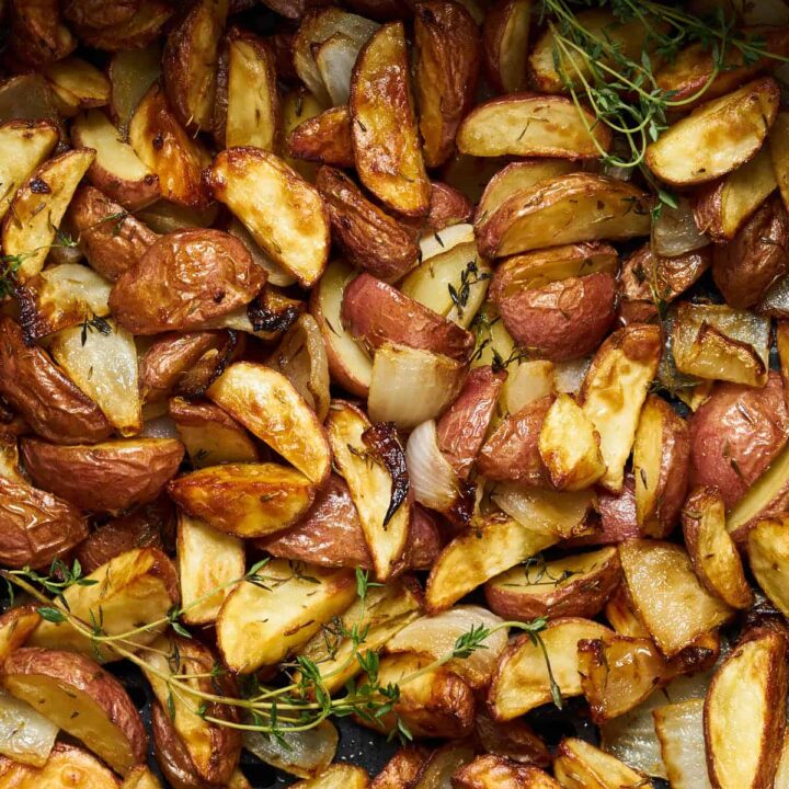 Air Fryer Potatoes and onions Recipe