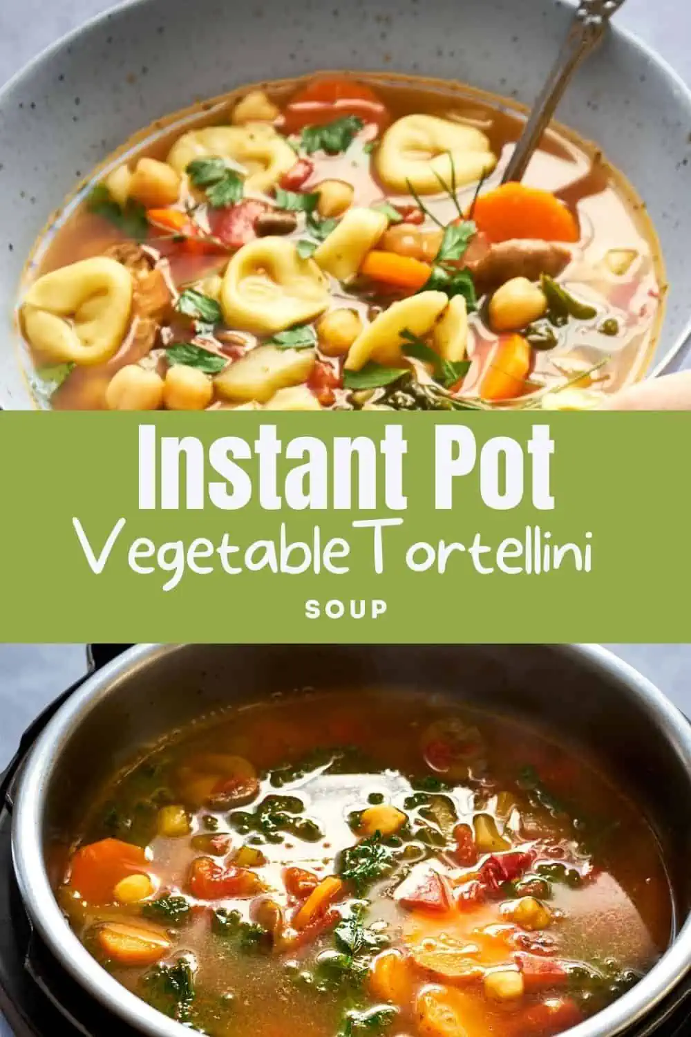 Indulge in the comforting and cheesy goodness of this easy-to-make Instant Pot recipe. Packed with a medley of flavorful vegetables and savory tortellini, this soup is the perfect dish for a cozy evening at home. With the convenience of the Instant Pot, you'll have a delicious and satisfying meal on the table in no time. Get ready to savor every spoonful!