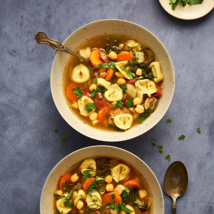 Instant Pot Vegetable Tortellini Soup Recipe